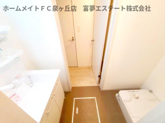 ジーメゾン羽衣フェザーの洗面所
