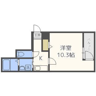 フジパレス遠里小野Ⅱ番館の間取り