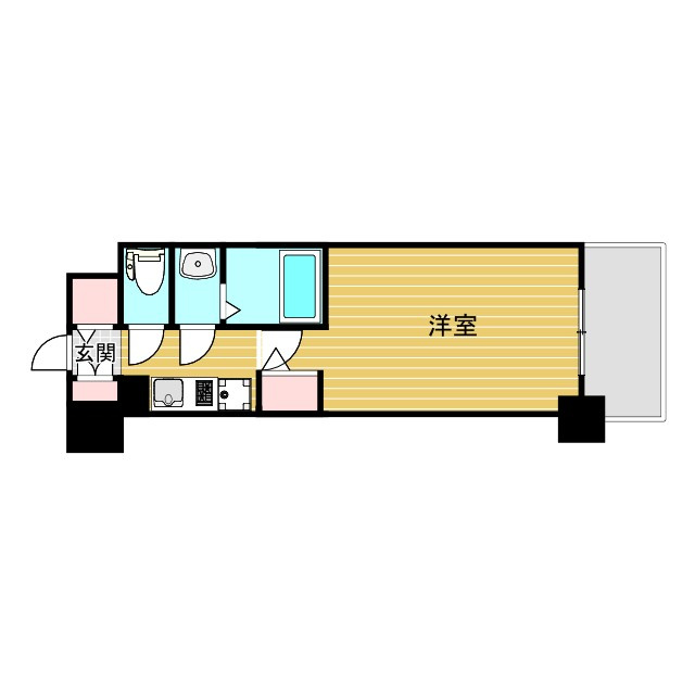 サムティ江坂レガーロの間取り