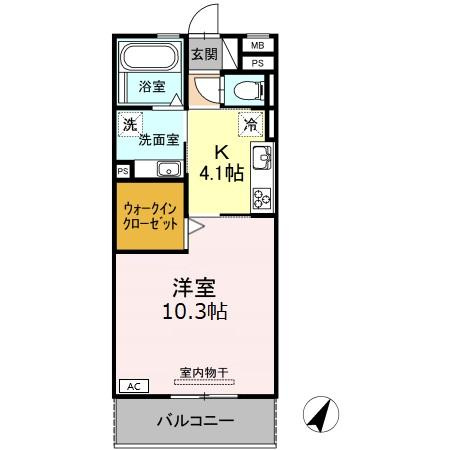 ＴＨＥ　ＦＩＲＳＴ　　刈谷市の賃貸ならクラスホーム刈谷店の間取り
