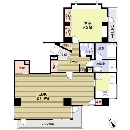 ルーラル上野毛の間取り