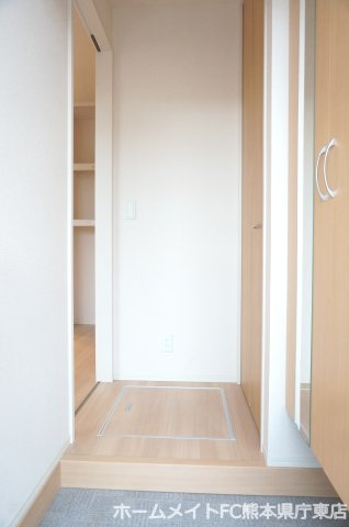 クレール　B棟の玄関