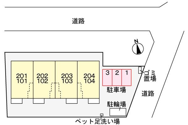 グラン　フォルテの区画図