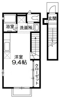 【間取り】 | シャンブル　ドゥ　エスポワール | 間取りです。
