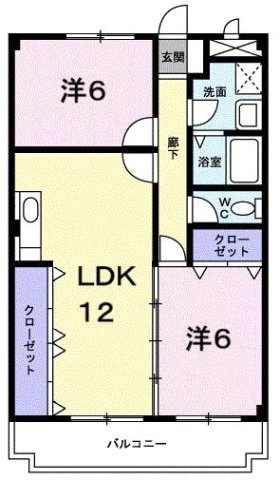 ウエストコートＴＡＮＩＧＡＭＩの間取り