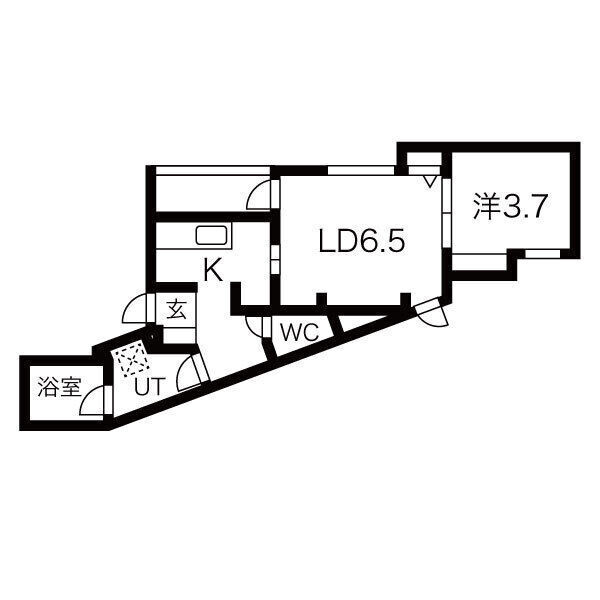 K's styleJR二日市西の間取り