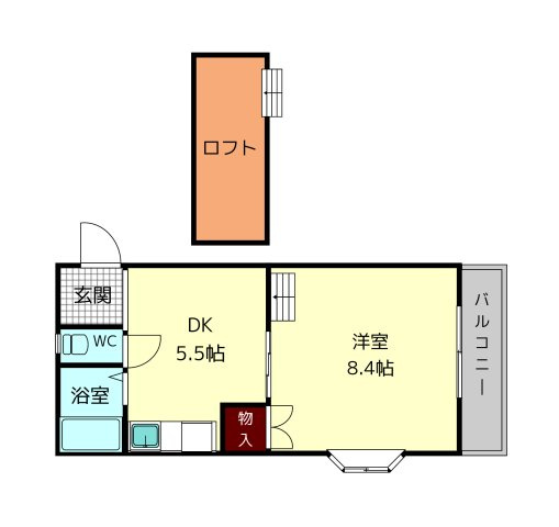 パインハイツ生駒の間取り