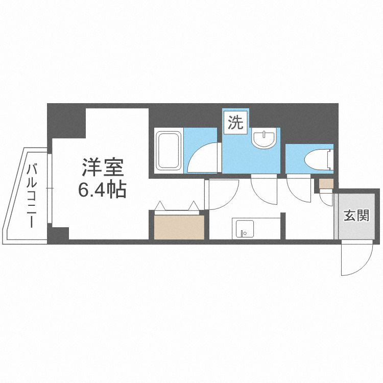フォレステージュ北堀江の間取り