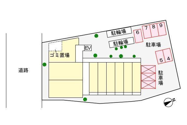 カンパニュラの区画図