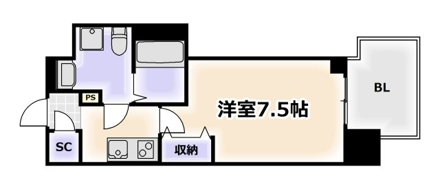 【間取り】 | セレニテ谷九プリエ