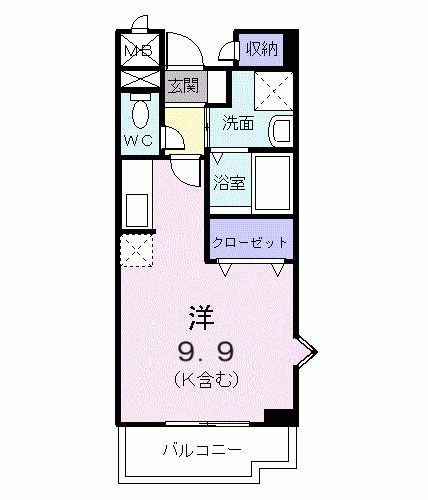フロリーレン・セキの間取り|間取りです。