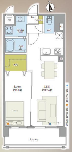 【間取り】 | ラファセエスティーロ箱崎駅前☆仲介手数料無料☆