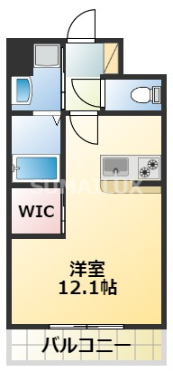 ラーナ新水前寺の間取り
