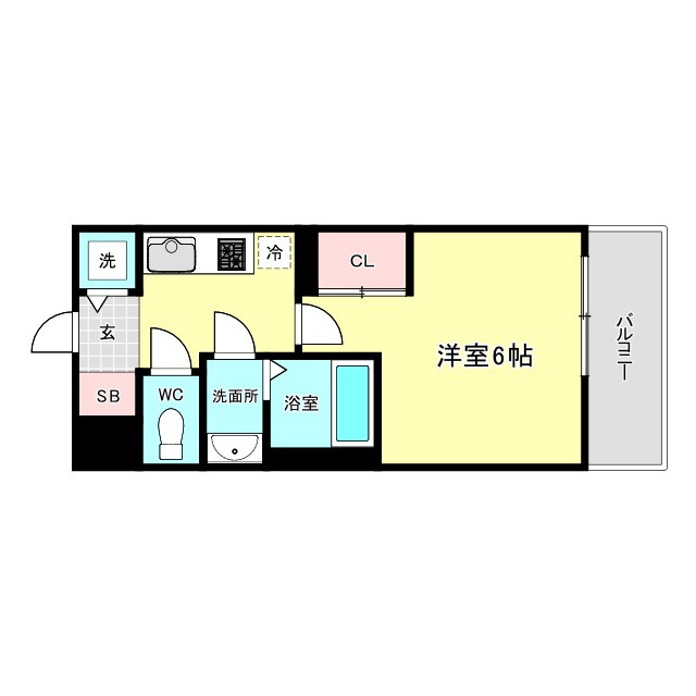 アドバンス西梅田ジェイスの間取り