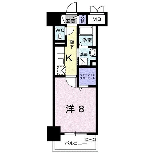 メゾン　ラフレシールの間取り