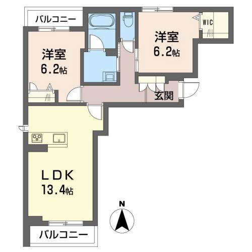 【間取り】 | メゾン　ド　ボワール
