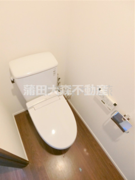 プレディアスタイル池上南のトイレ|手洗いと温水洗浄便座付きのトイレ
