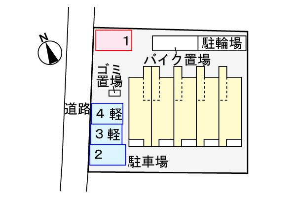 フェリオの区画図