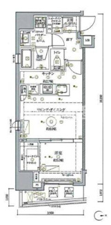 【間取り】 | クレイシア秋葉原ラグゼスウィート