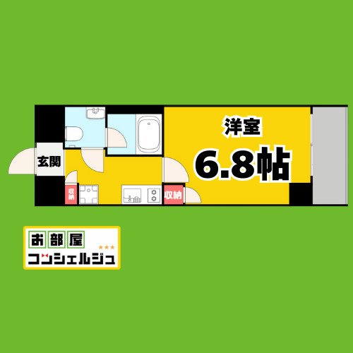 エルザビル名古屋駅前の間取り