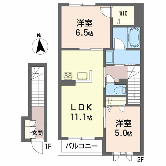 【間取り】 | ラルーチェ国富