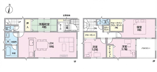 【間取り】 | 半田市住吉町第7　１号棟