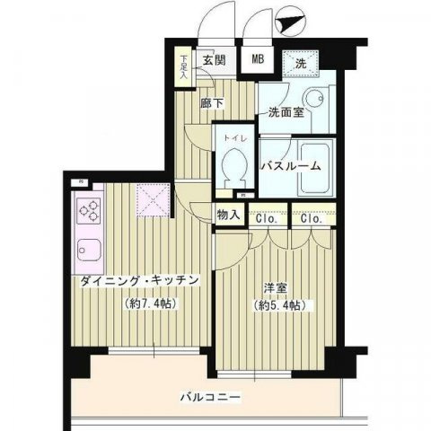 アルシオン経堂の間取り