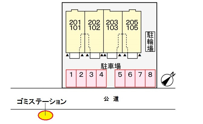 リュエル南陽の区画図