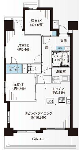 ナイスアーバン浅草の間取り