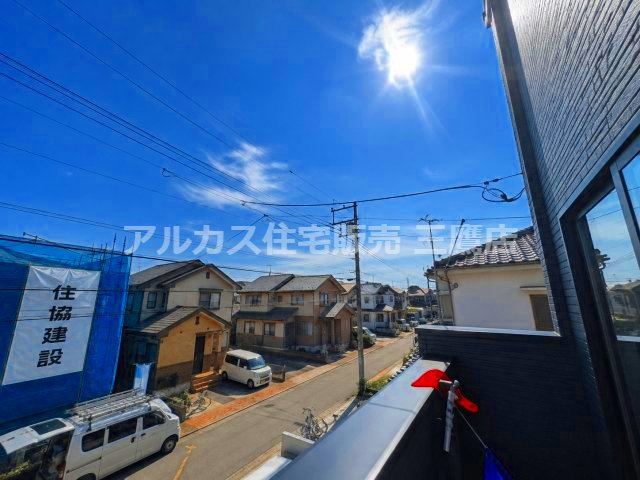 西武新宿線 新所沢駅 17分 新築戸建 所沢市向陽町のバルコニー|バルコニーからの眺望。陽当たりが良く、開放的な景観が広がります。