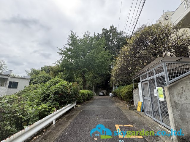 ヒルハイツ鎌倉Ｃ棟の周辺|前面道路の様子