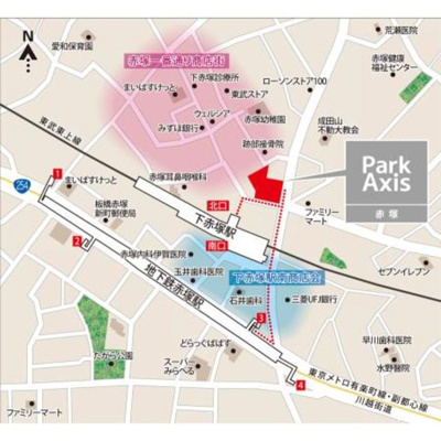 【地図】 | パークアクシス赤塚