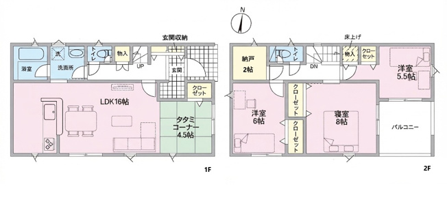 【間取り】 | 半田市住吉町第7　２号棟