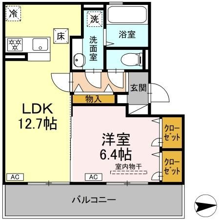 ヴェルドミール蓮台寺の間取り