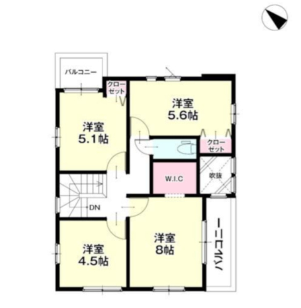 福岡市南区的場1期の間取り
