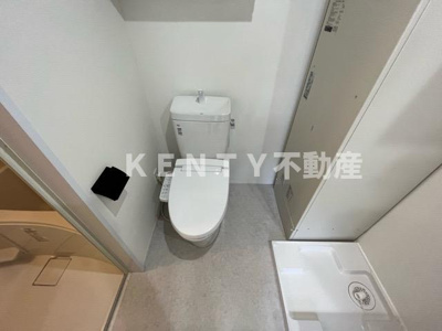 【トイレ】 | ＣＯＣＯＣＵＢＥ中馬込 | 清潔感のあるトイレです
