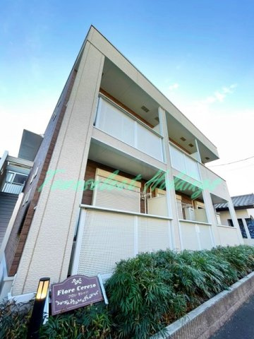 大和市上和田のアパートの外観