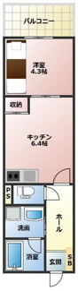【間取り】 | グランディール古市橋