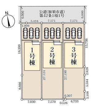 【区画図】 | Livele Garden.S加須市不動岡　新築住宅