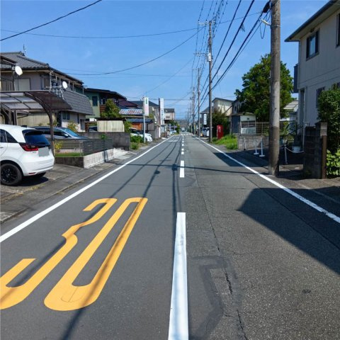 【前面道路含む現地写真】 | 沼津市今沢 売土地 ET06340 | 沼津市今沢　前面道路