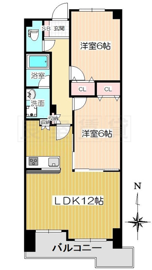 【間取り】 | ヴィラエーデル大須