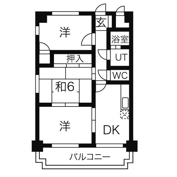 リバーサイド・235の間取り