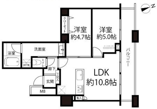 【間取り】 | 芝浦アイランドグローブタワー