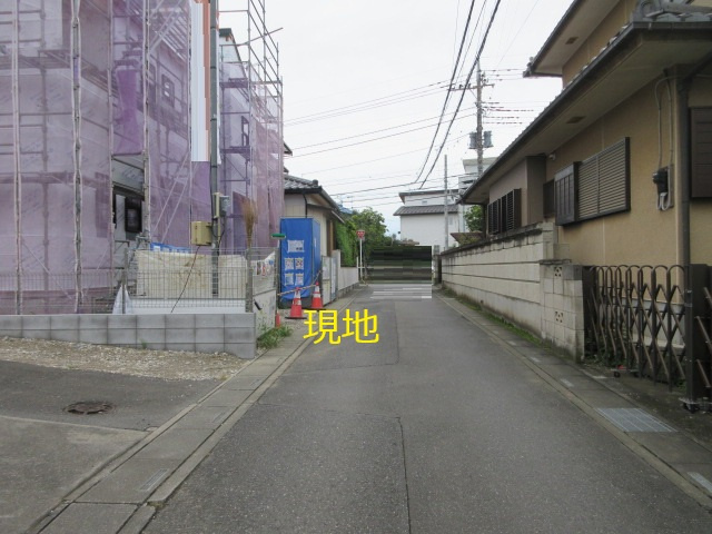 【仲介手数料無料】新築戸建　深谷市上野台505-3（全1棟）の前面道路含む現地写真