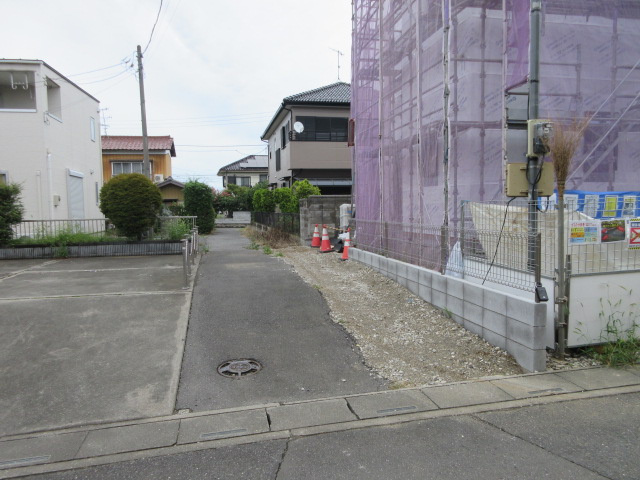 【仲介手数料無料】新築戸建　深谷市上野台505-3（全1棟）の前面道路含む現地写真