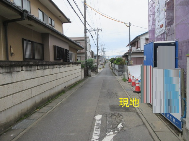 【仲介手数料無料】新築戸建　深谷市上野台505-3（全1棟）の前面道路含む現地写真