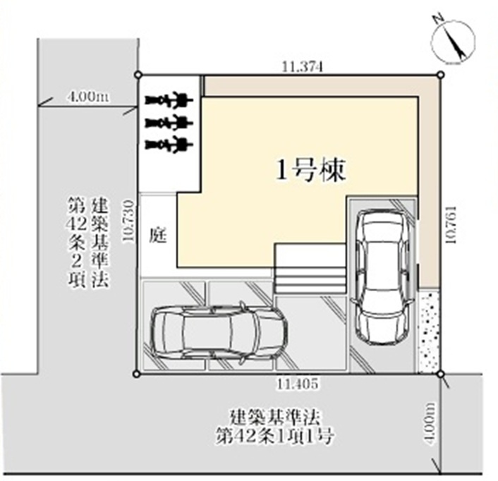 【仲介手数料無料】新築戸建　深谷市上野台505-3（全1棟）の区画図