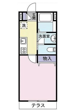 クレセント西新宿Ⅱの間取り|間取りです。