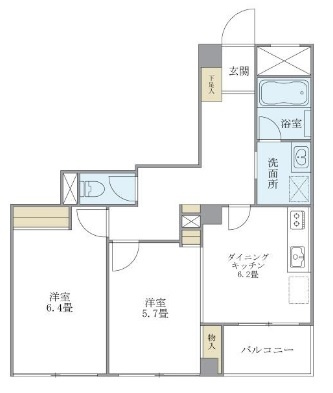 アールコート南六郷の間取り|間取り　