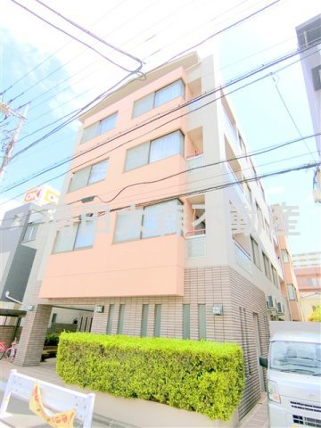 アールコート南六郷の外観|外観　1996年7月築　RC鉄筋コンクリート造地上4階建て1R～2DK総戸数15戸　オートロック宅配BOX付人気賃貸マンション　京急本線雑色駅最寄りの東京都大田区南六郷2丁目